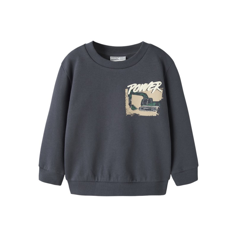 NAME IT MINI Nayel langærmet sweatshirt - Ombre Blue