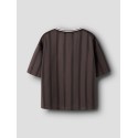 NAME IT KIDS Kollo relaxed T-shirt - Chocolate Plum