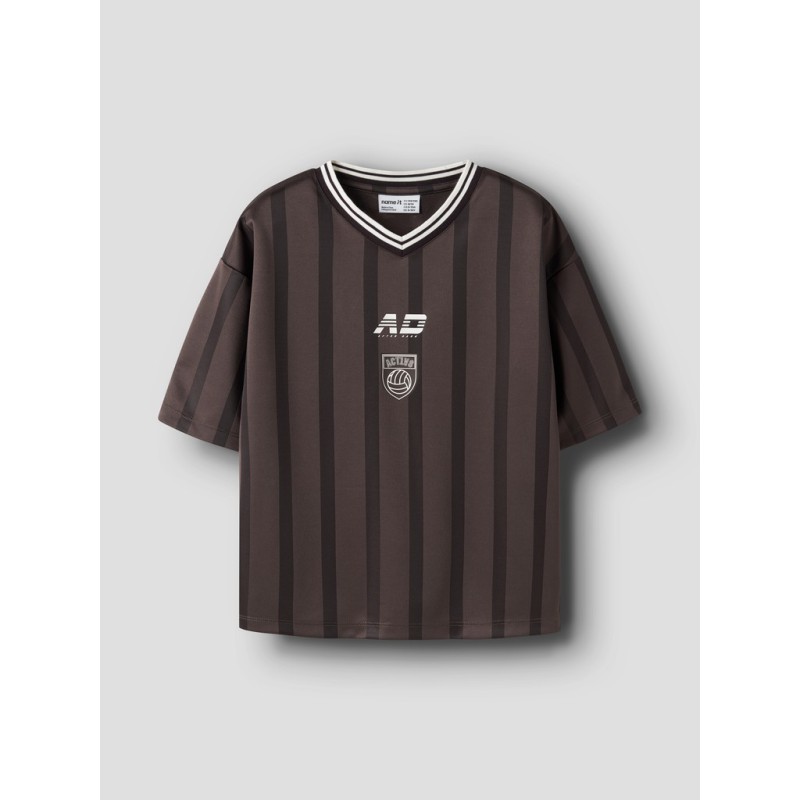 NAME IT KIDS Kollo relaxed T-shirt - Chocolate Plum