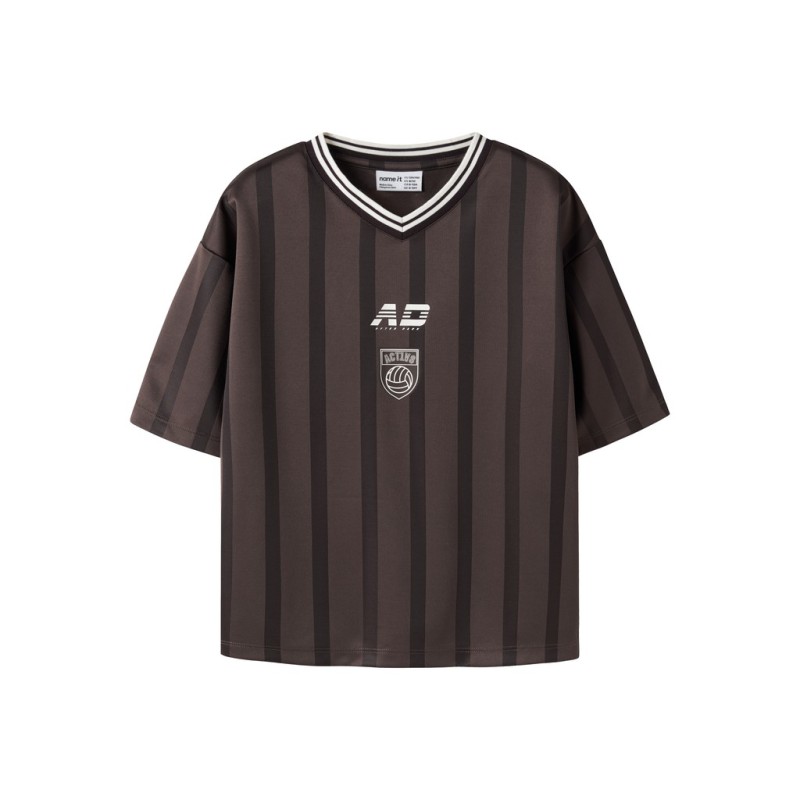 NAME IT KIDS Kollo relaxed T-shirt - Chocolate Plum