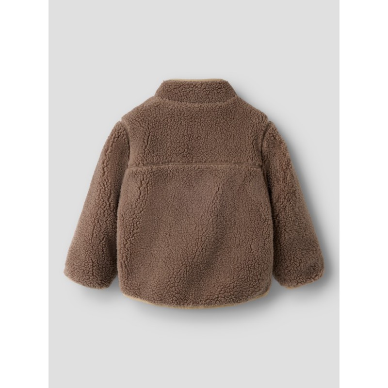 NAME IT MINI Mattia sherpa jakke - Mountain Trail