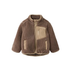 NAME IT MINI Mattia sherpa jakke - Mountain Trail