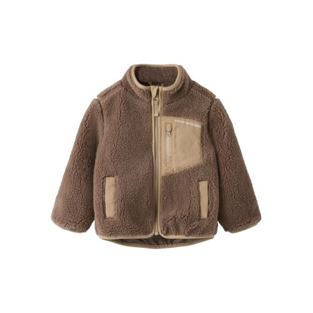 NAME IT MINI Mattia sherpa jakke - Mountain Trail
