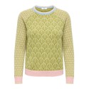 JDY Bryn life langærmet pullover - Crème Brûlée / WOODBINE
