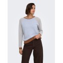 JDY Bryn life langæmret pullover - Crème Brûlée / TOFFEE