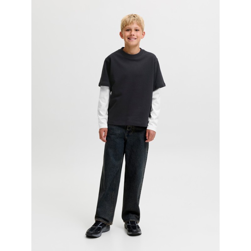 JACK & JONES JUNIOR Echo double layered sweatshirt - Black