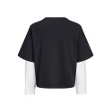 JACK & JONES JUNIOR Echo double layered sweatshirt - Black