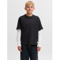 JACK & JONES JUNIOR Echo double layered sweatshirt - Black