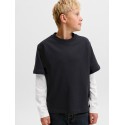 JACK & JONES JUNIOR Echo double layered sweatshirt - Black