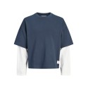 JACK & JONES JUNIOR Echo double layered sweatshirt - Outer Space