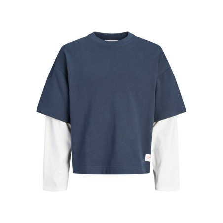 JACK & JONES JUNIOR Echo double layered sweatshirt - Outer Space