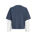 JACK & JONES JUNIOR Echo double layered sweatshirt - Outer Space