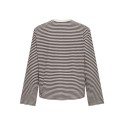 ONLY Freja langærmet bluse - Coffee Bean / CLOUD DANCER