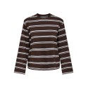 ONLY Freja langærmet bluse - Coffee Bean / BALLAD BLUE
