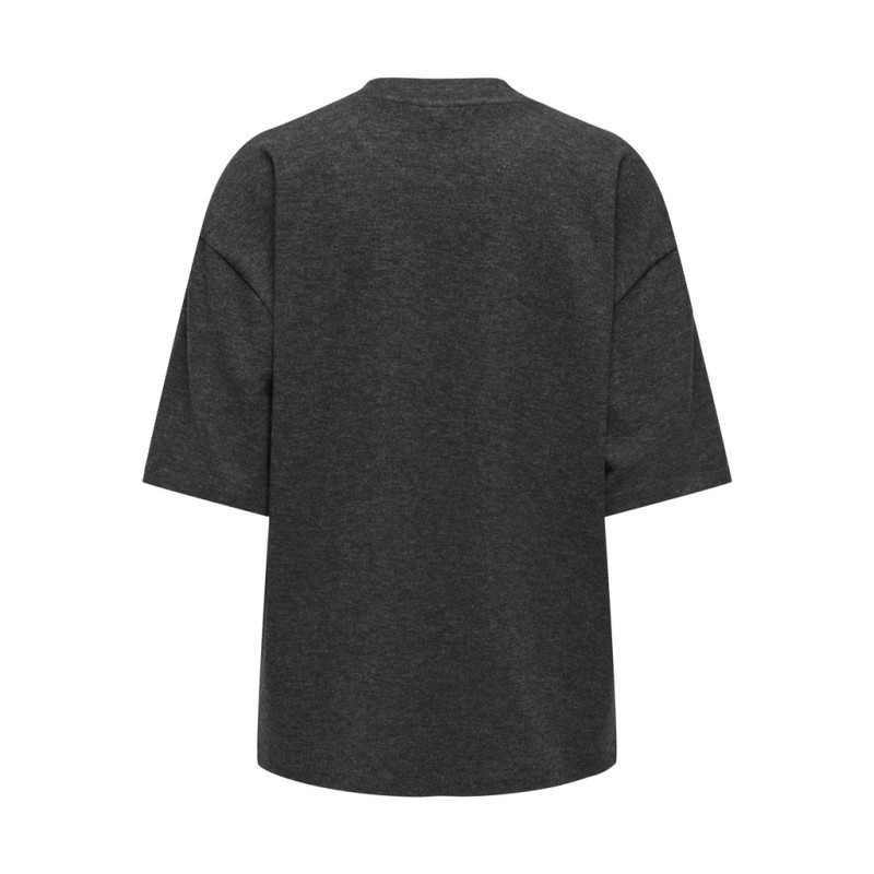 JDY Vita life T-shirt - Dark Grey Melange / MELANGE