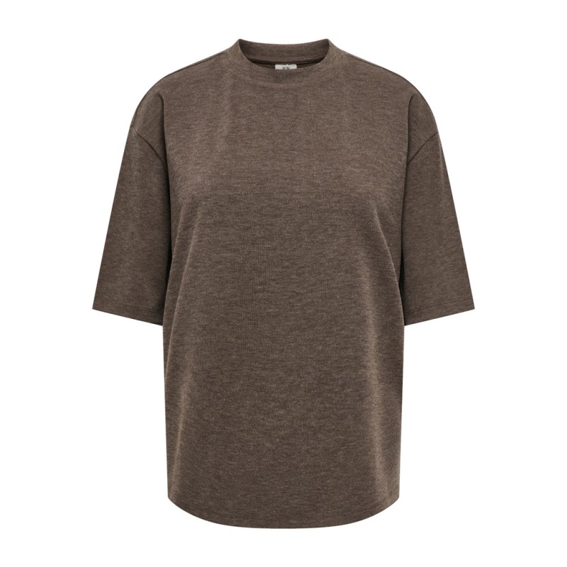 JDY Vita life T-shirt - Coffee Bean / MELANGE
