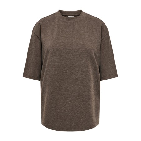 JDY Vita life T-shirt - Coffee Bean / MELANGE