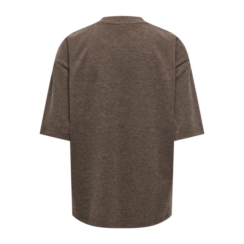 JDY Vita life T-shirt - Coffee Bean / MELANGE
