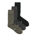 JACK & JONES Louis strømper 3 pak - Smokey Olive / BLACK