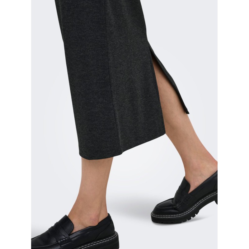 JDY Vita lang nederdel - Dark Grey Melange / MELANGE