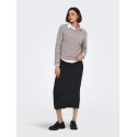 JDY Vita lang nederdel - Dark Grey Melange / MELANGE