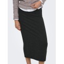 JDY Vita lang nederdel - Dark Grey Melange / MELANGE
