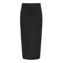 JDY Vita lang nederdel - Dark Grey Melange / MELANGE