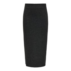 JDY Vita lang nederdel - Dark Grey Melange / MELANGE