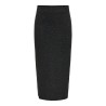 JDY Vita lang nederdel - Dark Grey Melange / MELANGE