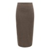 JDY Vita lang nederdel - Coffee Bean / MELANGE