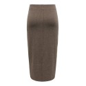 JDY Vita lang nederdel - Coffee Bean / MELANGE