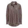 ONLY Oregon Assy skjorte - Coffee Bean / CLOUD DANCER / TAUPE GRAY