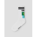 NAME IT KIDS Jakobsen Minecraft tennisstrømper 2 pak - Bright White