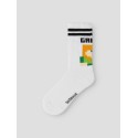 NAME IT KIDS Jakobsen Minecraft tennisstrømper 2 pak - Bright White