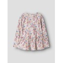 NAME IT MINI Nadena langærmet bluse - Peyote Melange / Lilas