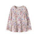 NAME IT MINI Nadena langærmet bluse - Peyote Melange / Lilas