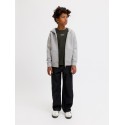 JACK & JONES JUNIOR Legacy sweat scuba hoodie - Light Grey Melange