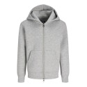 JACK & JONES JUNIOR Legacy sweat scuba hoodie - Light Grey Melange