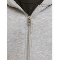 JACK & JONES JUNIOR Legacy sweat scuba hoodie - Light Grey Melange