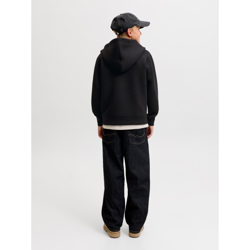 JACK & JONES JUNIOR Legacy sweat scuba hoodie - Sort