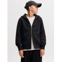 JACK & JONES JUNIOR Legacy sweat scuba hoodie - Sort
