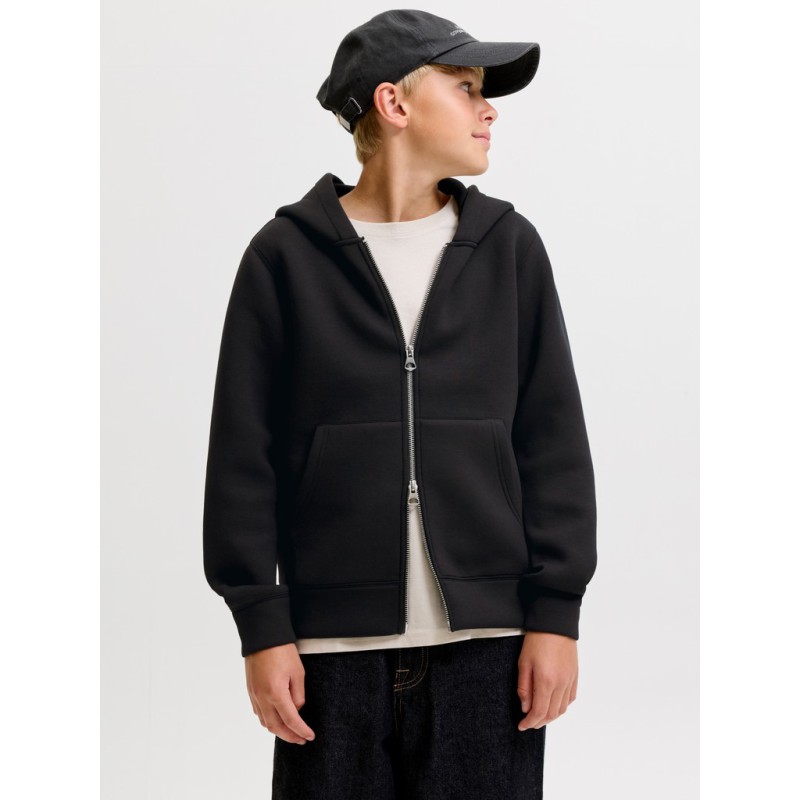 JACK & JONES JUNIOR Legacy sweat scuba hoodie - Sort