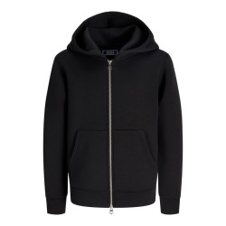 JACK & JONES JUNIOR Legacy sweat scuba hoodie - Sort