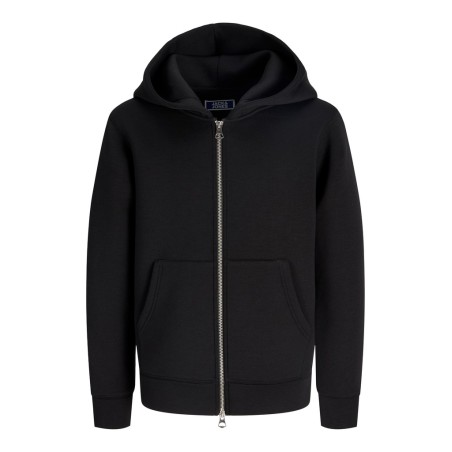 JACK & JONES JUNIOR Legacy sweat scuba hoodie - Sort