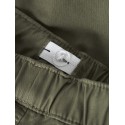 NAME IT MINI Ben barrel twill bukser - Olive Night