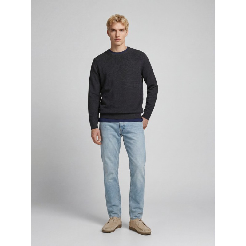 JACK & JONES Neo striktrøje - Dark Grey Melange