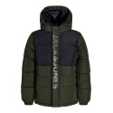 JACK & JONES JUNIOR speed Puffer - Rosin / BLACK BLOCKING