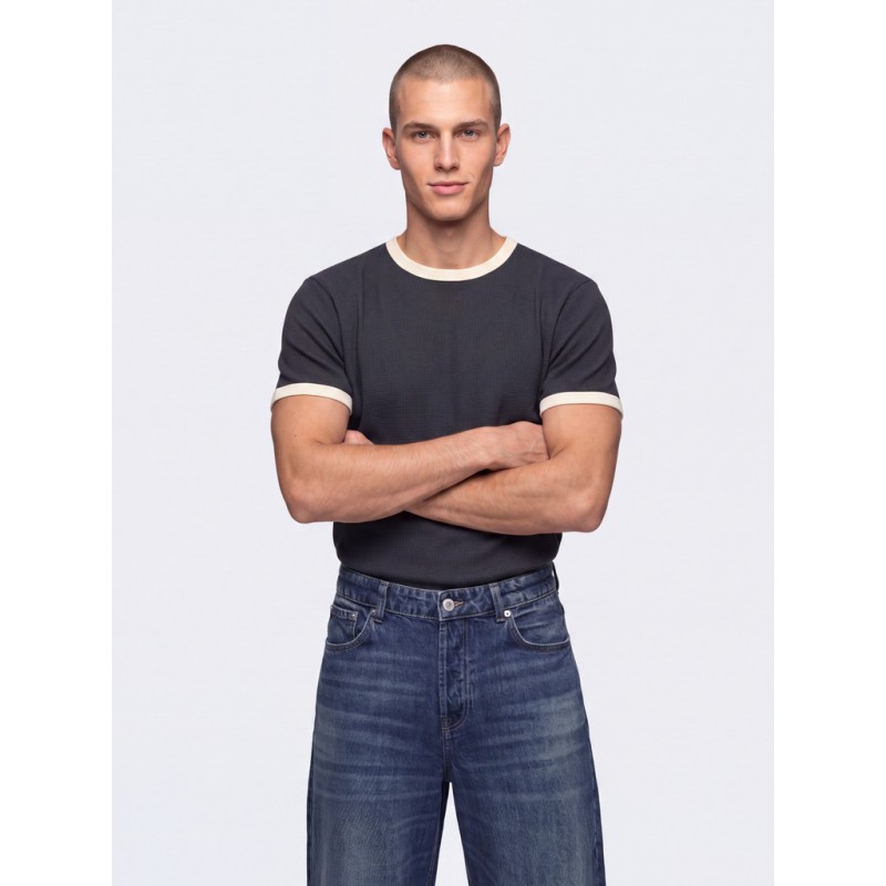 ONLY & SONS Willo T-shirt - Dark Navy / Antique white