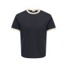 ONLY & SONS Willo T-shirt - Dark Navy / Antique white