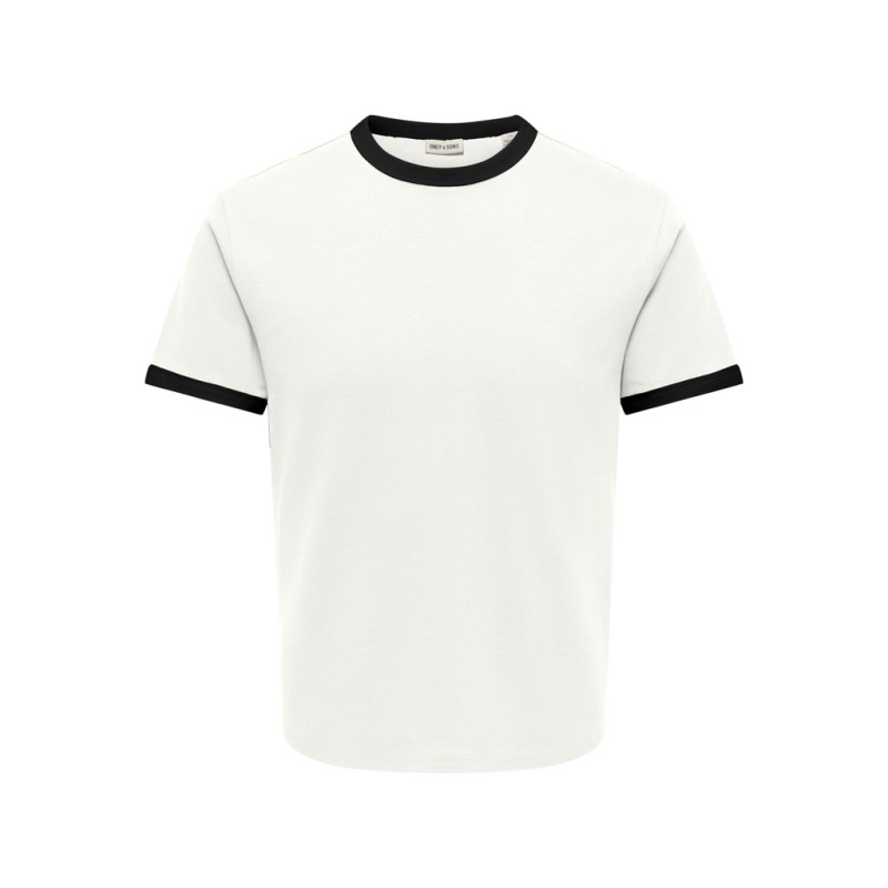 ONLY & SONS Willo T-shirt - Cloud Dancer / Black